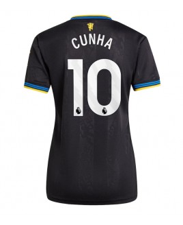 Günstige Manchester United Matheus Cunha #10 3rd trikot Damen 2025-26 Kurzarm